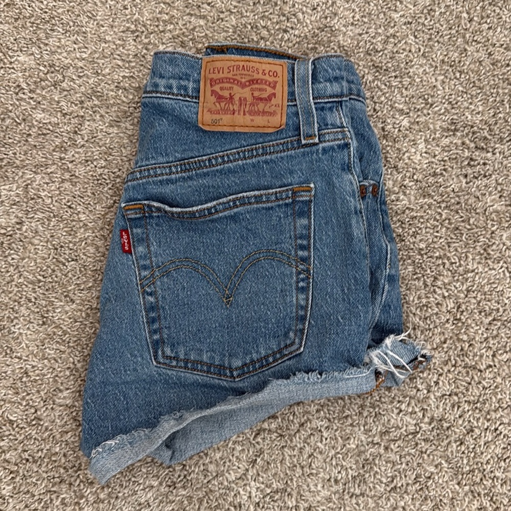 Levi's 501 Women's Blue Jean Shorts